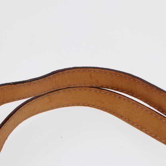 CELINE Macadam Canvas Hand Bag Pvc Leather Brown Gold - Picture 8 of 13